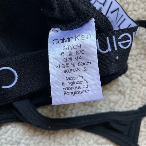Calvin Klein Triangle Bralette - Picture 3 of 3